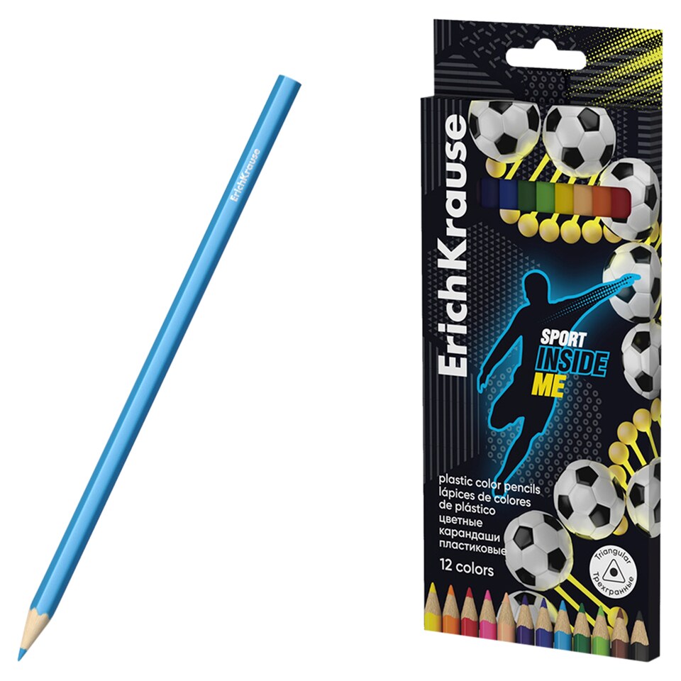 Erich Krause Sport DNA színes ceruza 12 db
