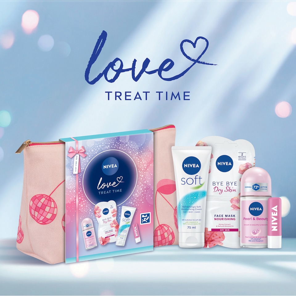 image 1 of NIVEA Love Treat Time Skincare Gift Set