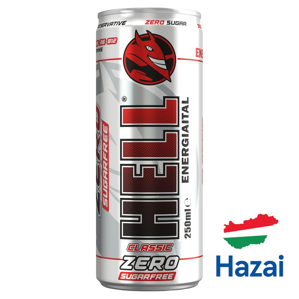 HELL ZERO tuttifrutti ízű energiaital 250 ml  1. kép