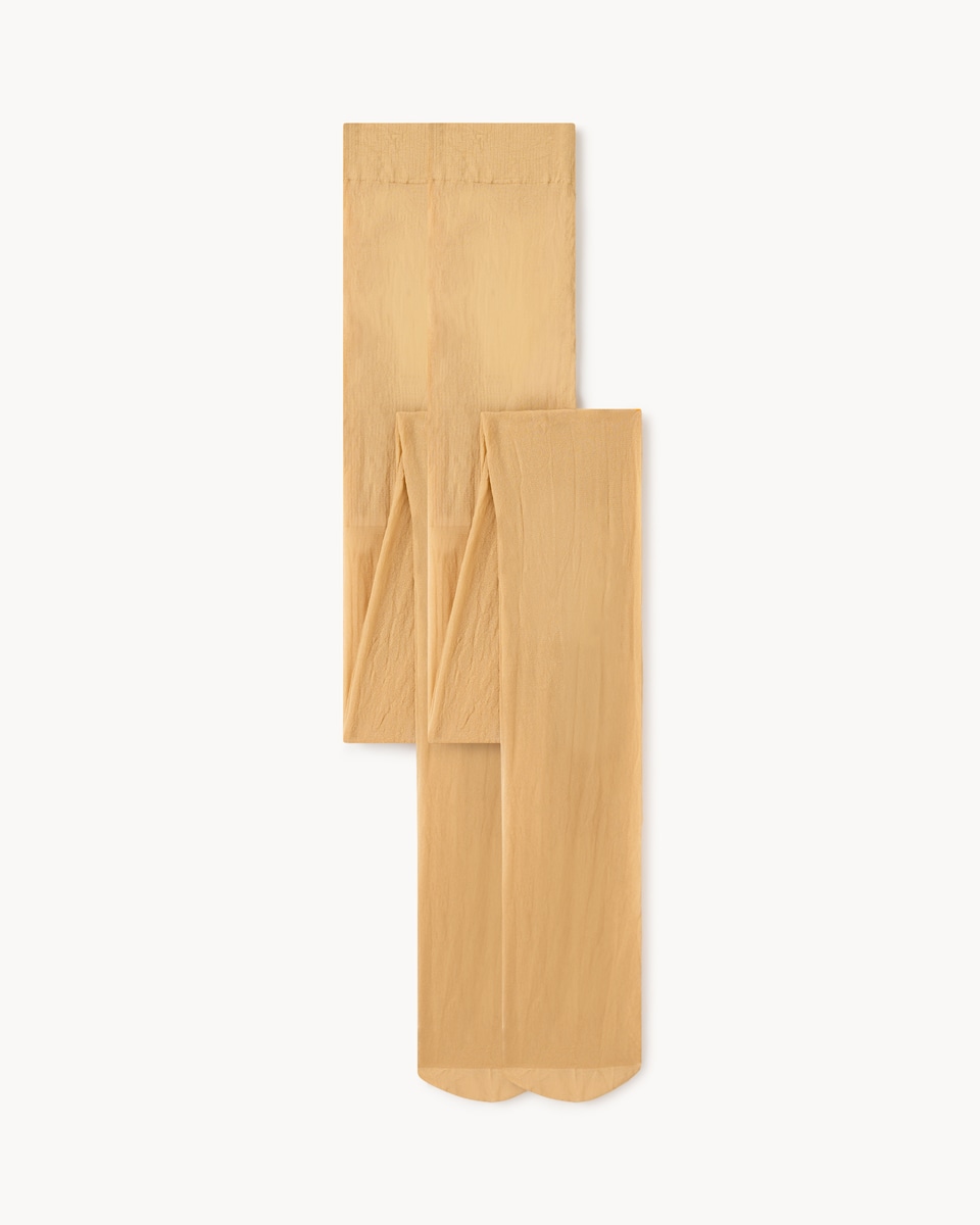image 1 of F&F 2-Pack 15 Denier Opaque Medium Support Tights in Nude