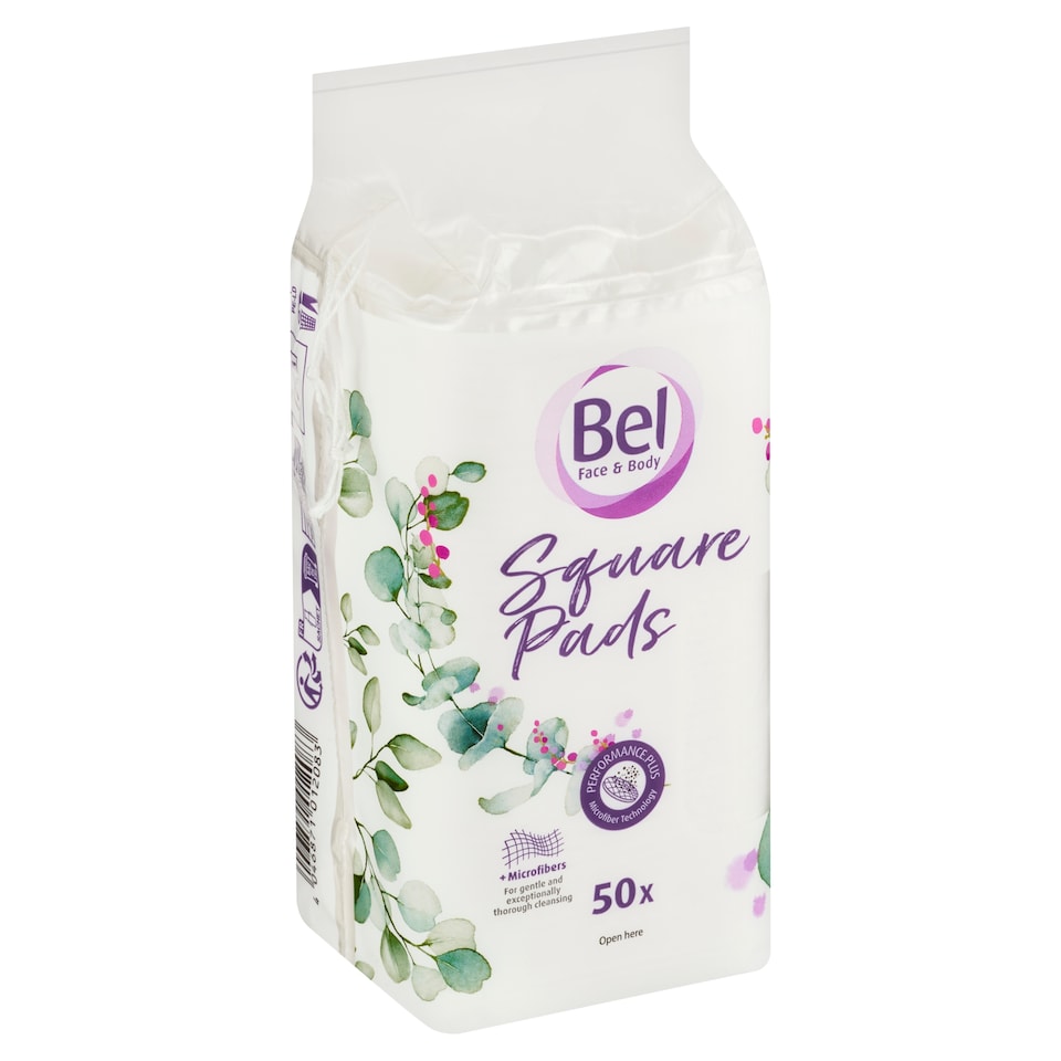 image 1 of Bel Face & Body Cotton Wool Pads with Microfibres 50 pcs