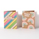 image 2 of Paperchase Neon Christmas Box of 8 Christmas Cards