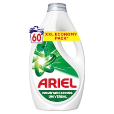Ariel Mountain Spring Universal Washing Liquid, 2.7l, 60 Washes