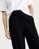 image 2 of F&F Pleated Tapered Trousers in Black