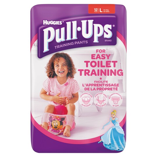Huggies Pull Ups Girl Daytime Large 12 Learning Pant Tesco Groceries