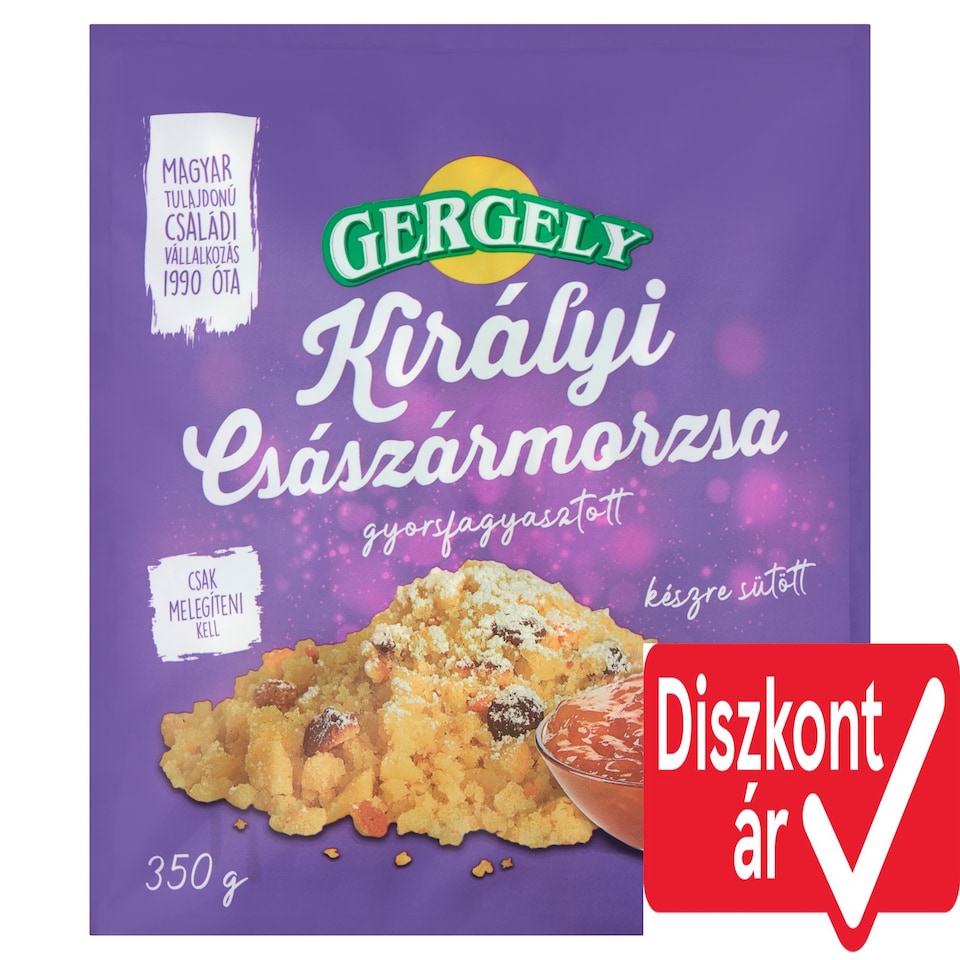 Gergely Quick Frozen Royal Emperor's Crumbs 350 g