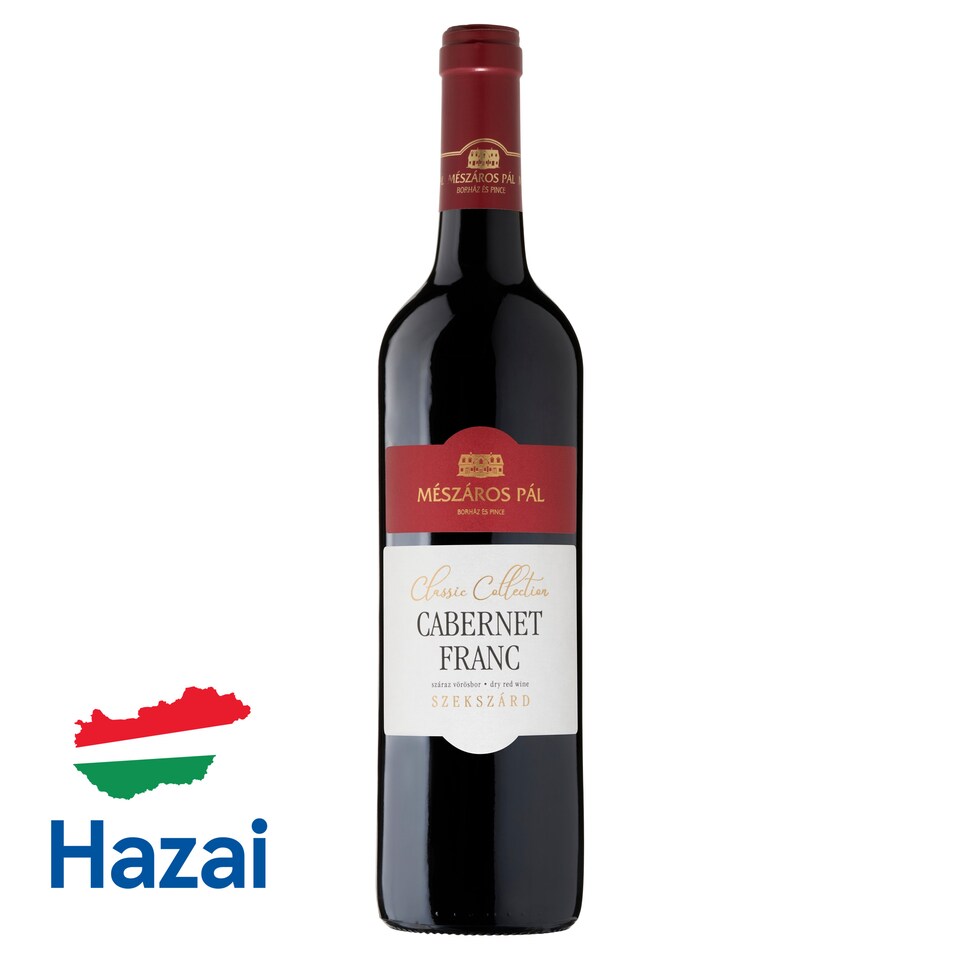 Mészáros Pál Classic Collection Szekszárdi Cabernet Franc száraz vörösbor 14% 0,75 l