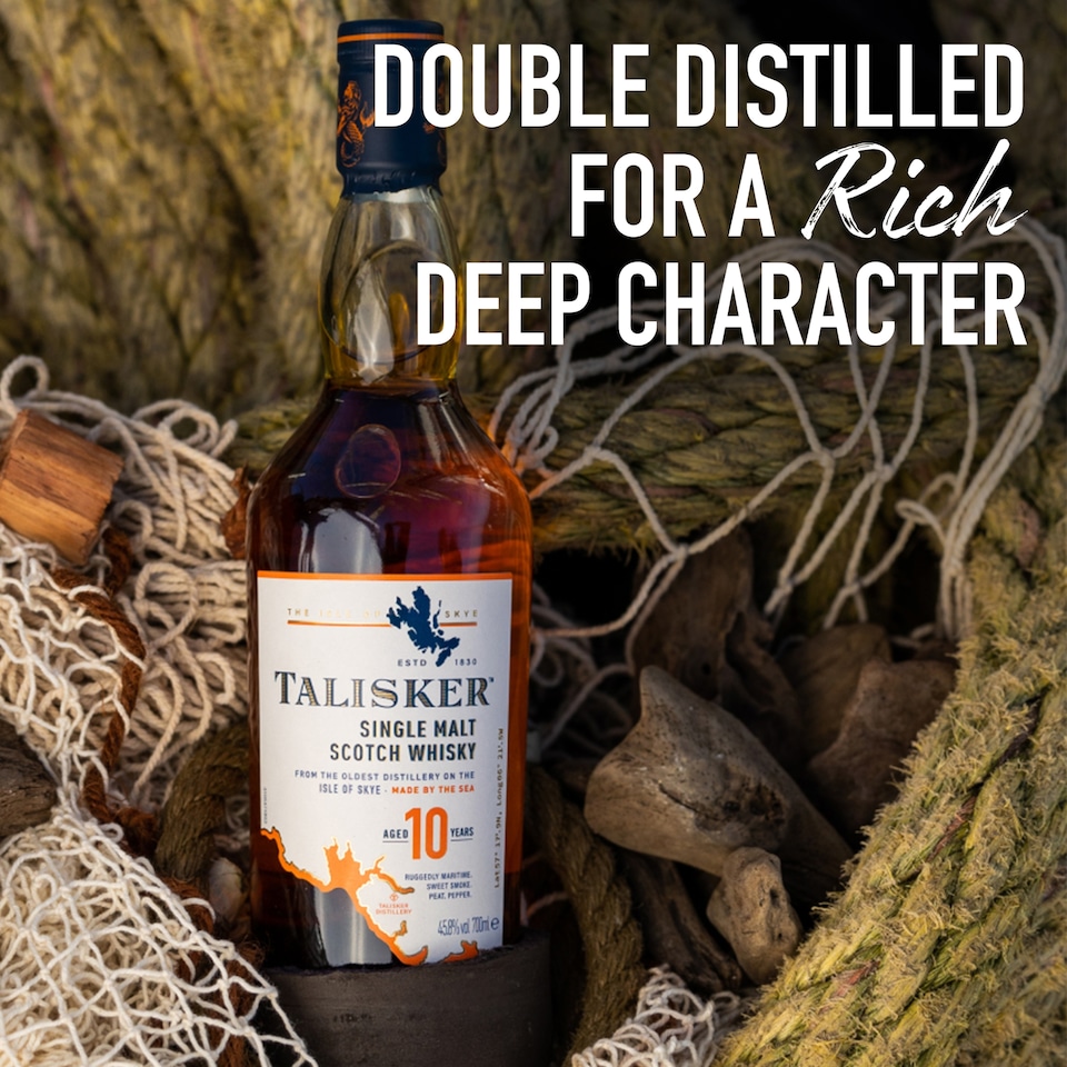 image 1 of Talisker 10 Year Single Malt Whisky Bottle 45.8% Vol 70cl