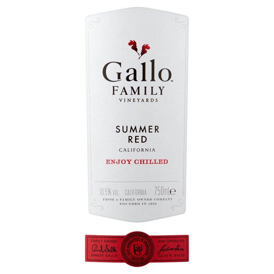 image 1 of Gallo Family Vineyards Summer Red 75Cl