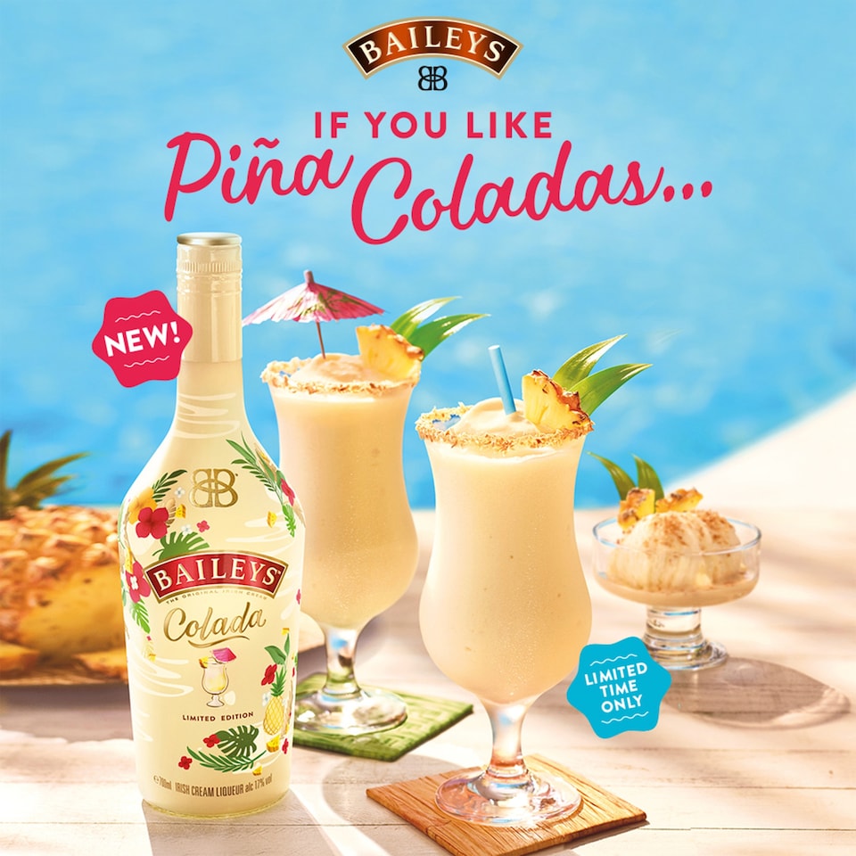 image 1 of Bailey's Colada Irish Cream Liqueur Bottle 17% Vol 70Cl