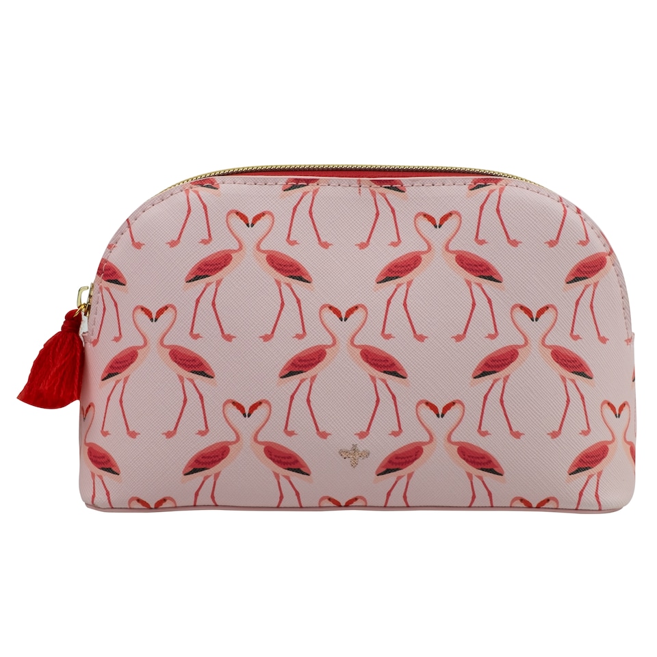 Yvonne Ellen Valentines Flamingo Love Make Up Case