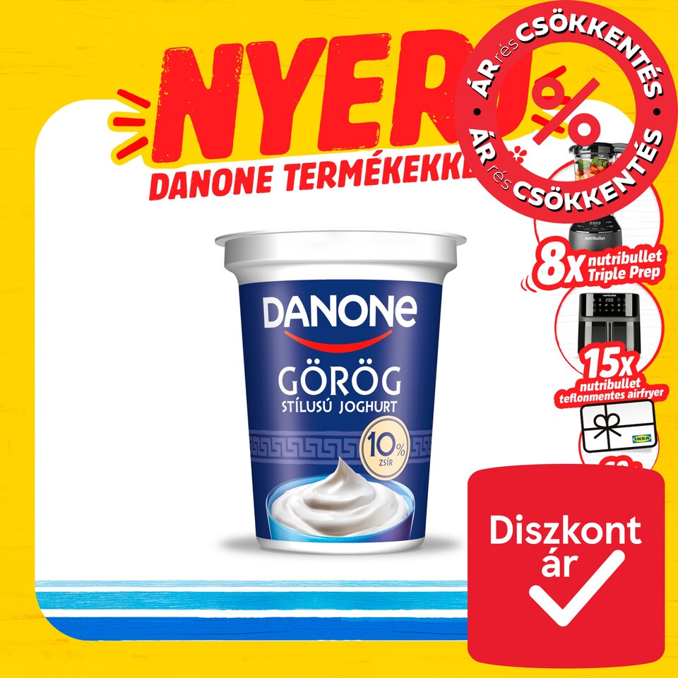 Danone Greek-Style Creamy Natural Yogurt 375 g