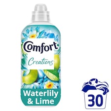 Comfort Creations Fabric Conditioner Waterlily And Lime 30W 900Ml
