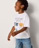 image 1 of F&F Boys Pure Cotton Adventure T-Shirt in White