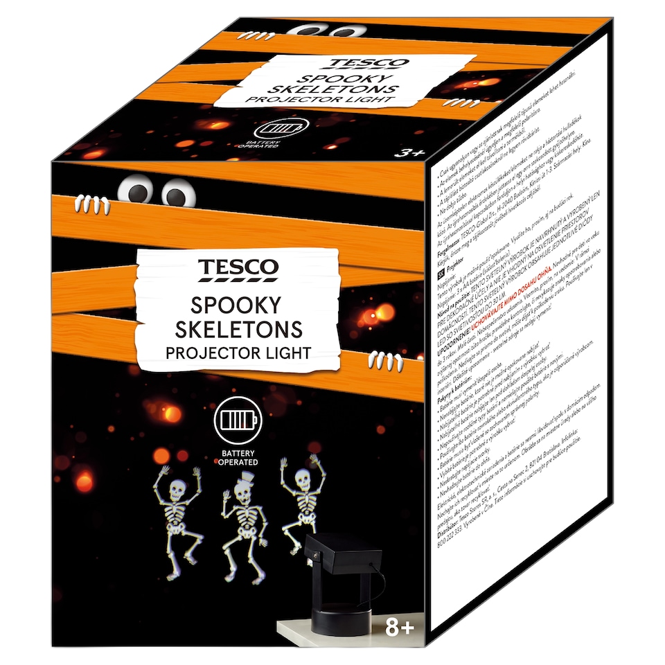 image 1 of Tesco Halloween Dancing Skeletons Projector Light