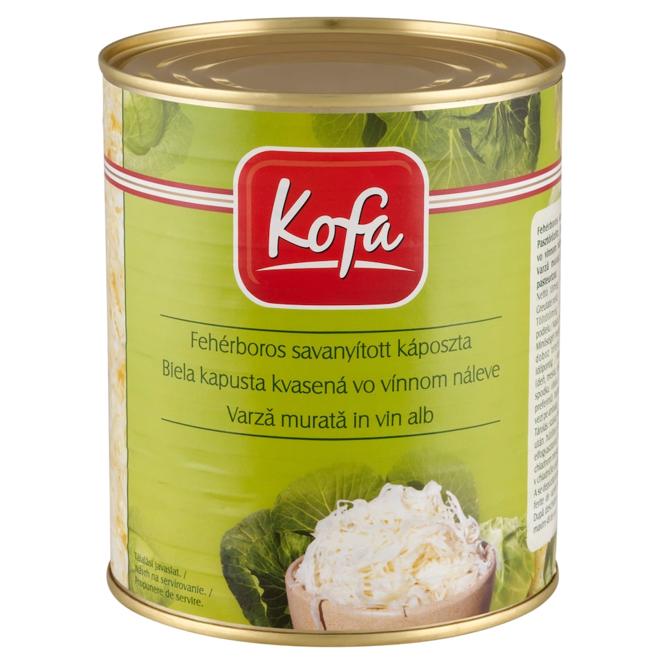 Kofa fehérboros savanyított káposzta 810 g  1. kép