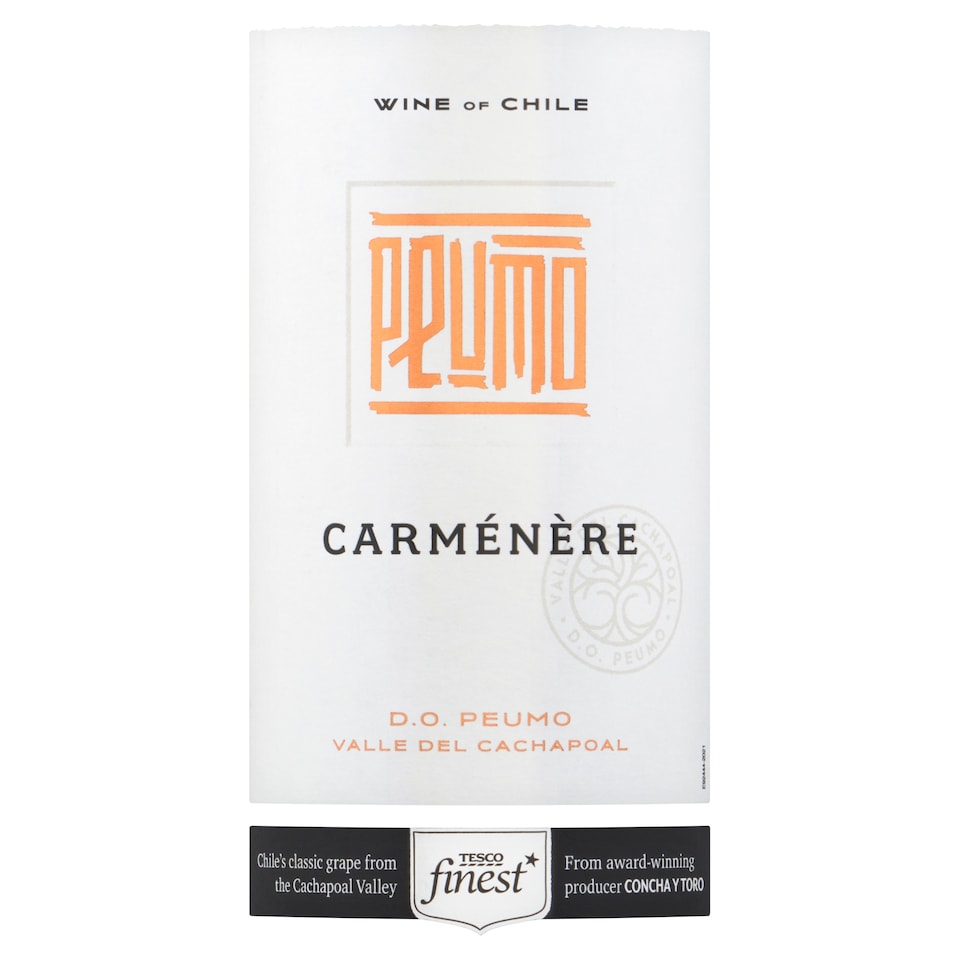 image 1 of Tesco Finest Puemo Carmenere 75Cl