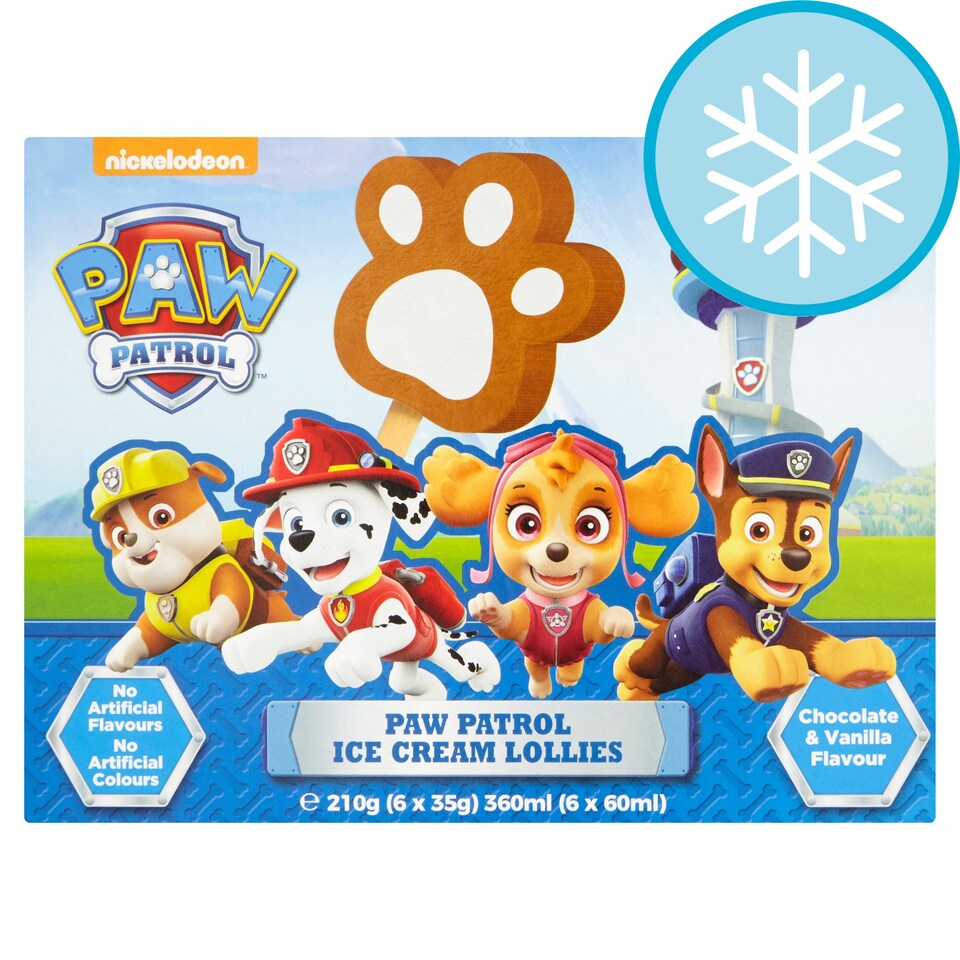 Paw Patrol Ice Cream Lolly 6 X 60ml