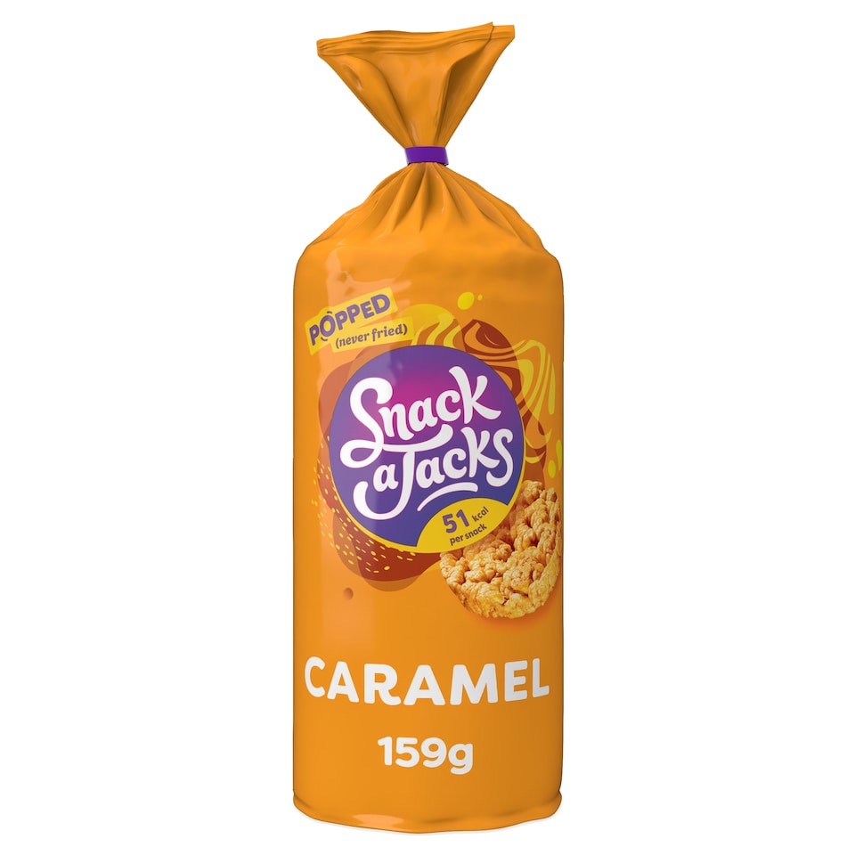 image 1 of Snack a Jacks Caramel Jumbo Rice Cakes 159g