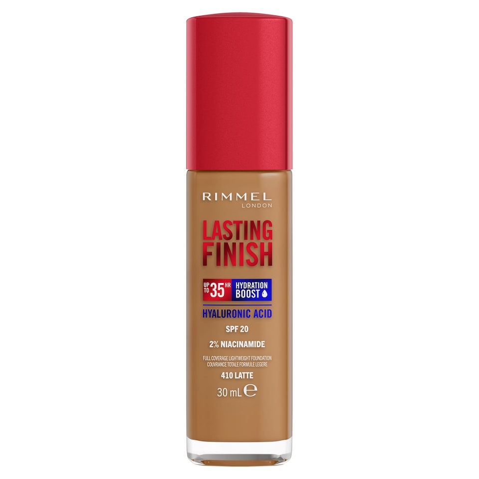 image 1 of Rimmel Lasting Foundation 410 Latte 30Ml