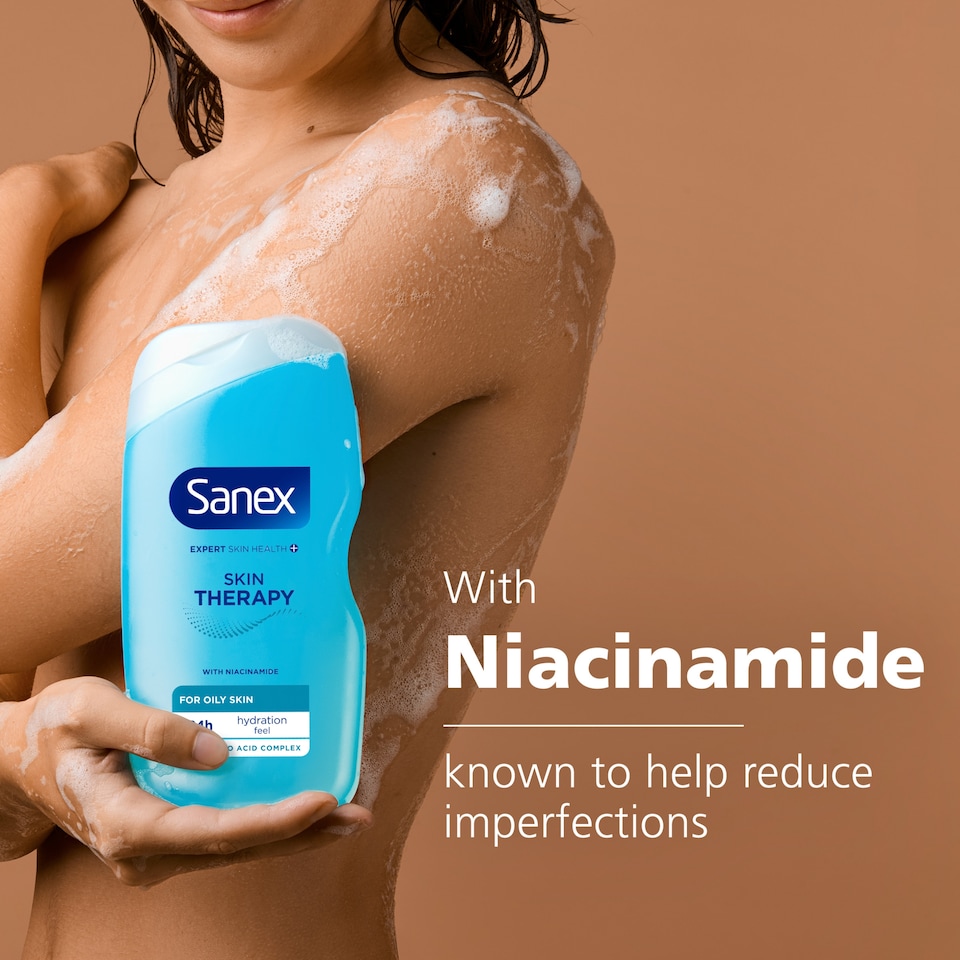 image 1 of Sanex Expert Skin Health+ Skin Therapy Oily Skin Body Wash 450ml