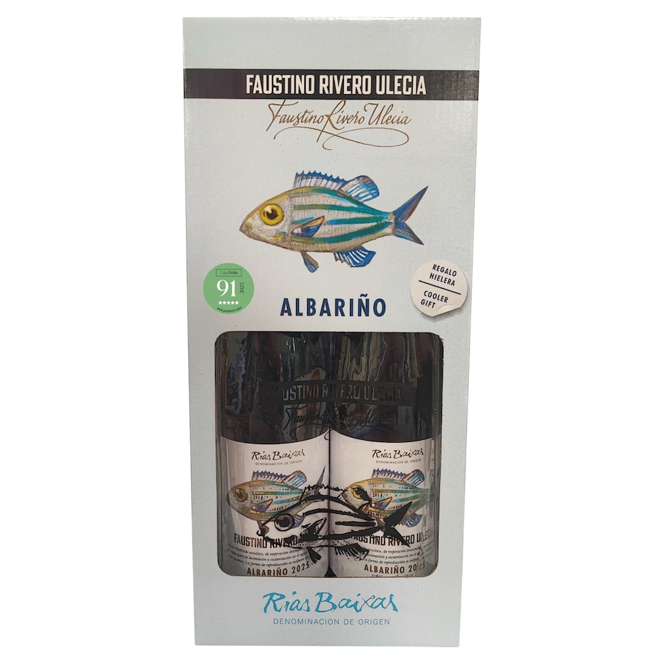FAUSTINO RIVERO ULECIA ALBARIÑO GIFT pack 2x750ML