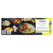 Tesco Meal For 2 Green & Red Thai Chicken Curry 1.11Kg