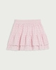 image 4 of OH ME OH MY Paisley Print Tiered Mini Skirt in Pink