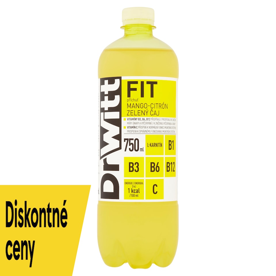 DrWitt Fit Mango, Lemon and Green Tea Flavour 750 ml