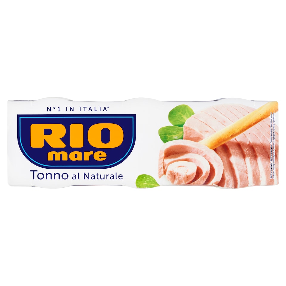 Obrázek 1 pro produkt Rio Mare Tuňák ve vlastní šťávě 3 x 80g