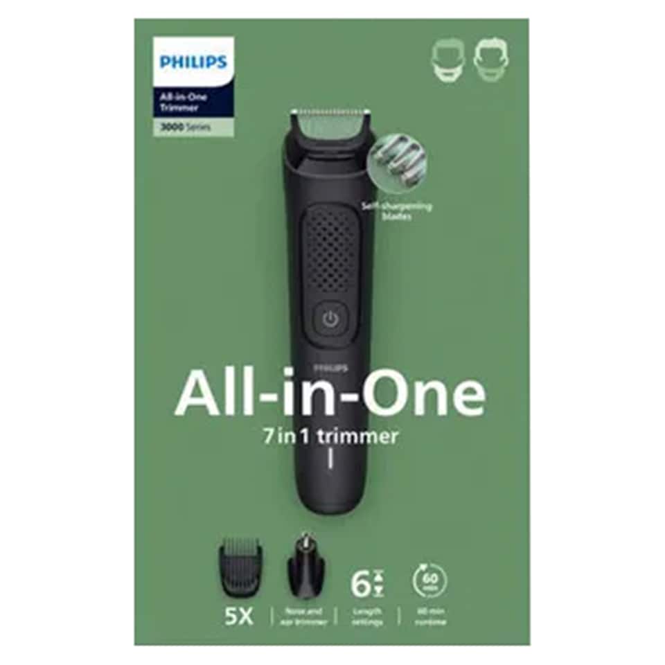 image 1 of Philips 3000 Series All in one 7 in 1 Trimmer Multigroom MG3920/15