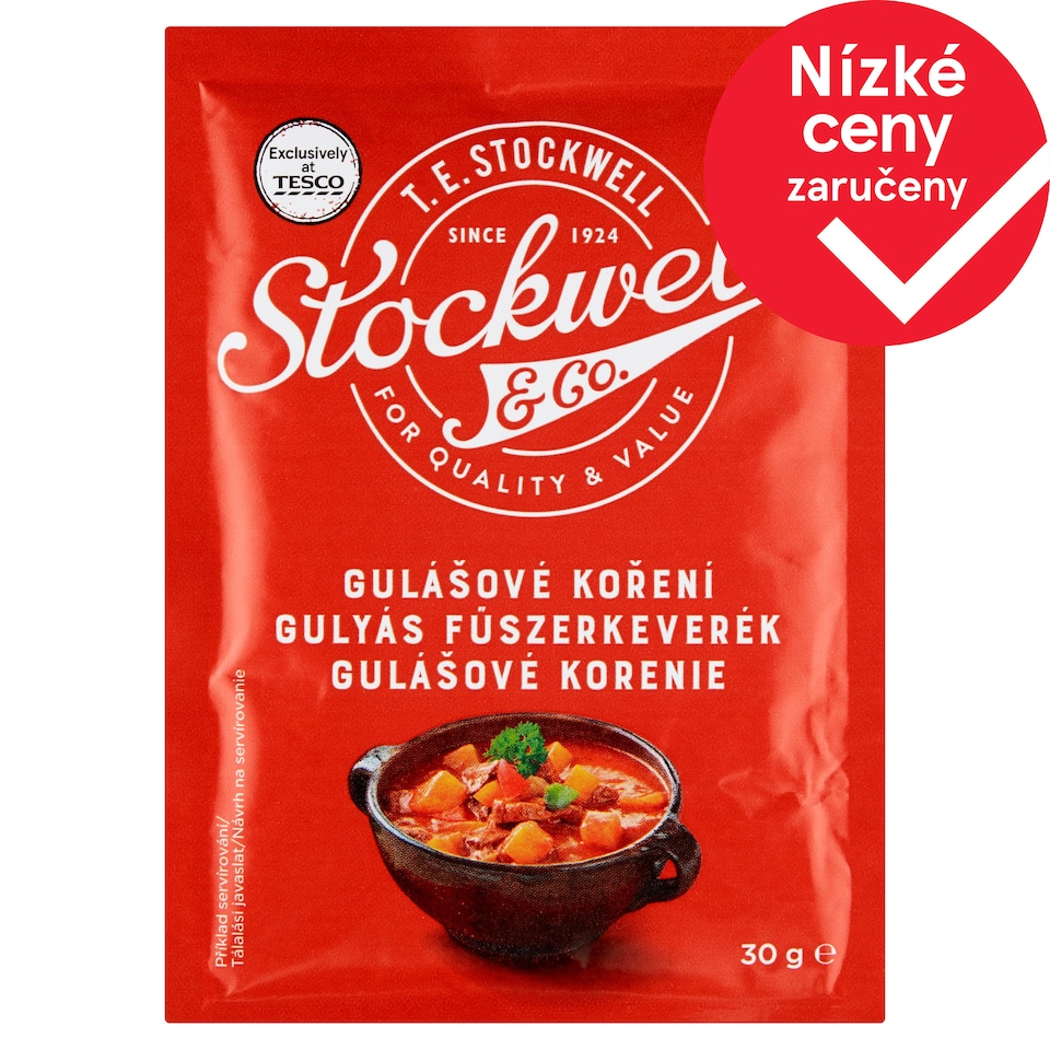 Stockwell & Co. Gulášové koření 30g