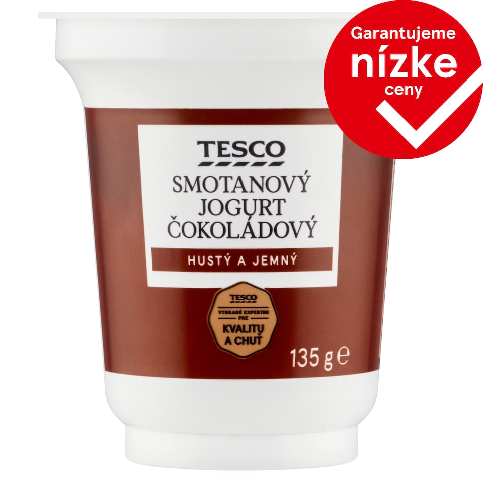 Tesco Smotanový jogurt čokoládový 135 g