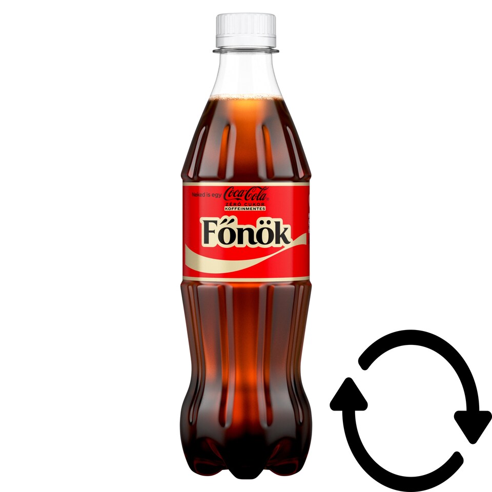 Coca-Cola Zero koffeinmentes, energiamentes szénsavas üdítőital édesítőszerekkel 500 ml
