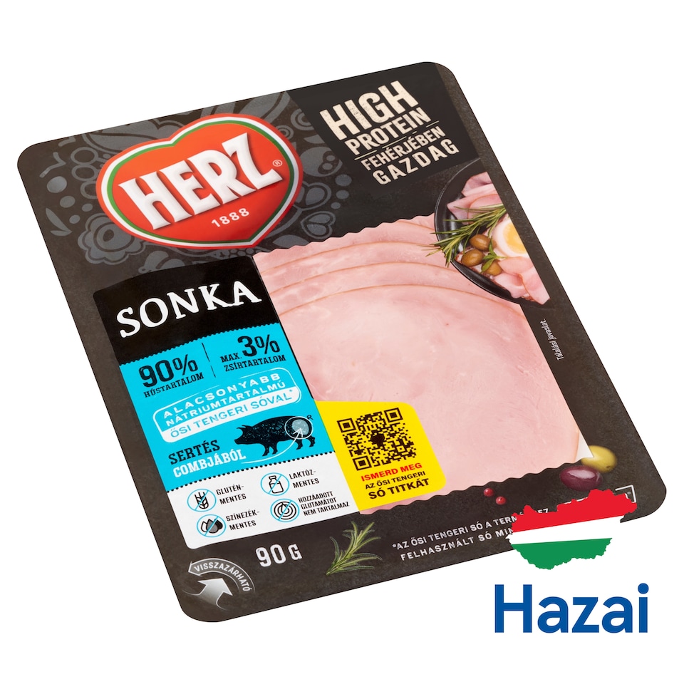 HERZ Sliced Ham 90 g