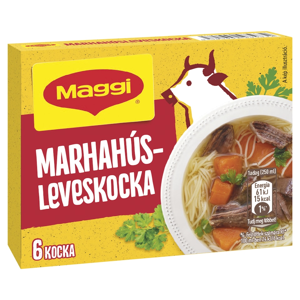 Maggi Beef Soup Stock Cube 6 pcs 60 g