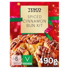 Tesco Spiced Cinnamon Bun Kit 490g