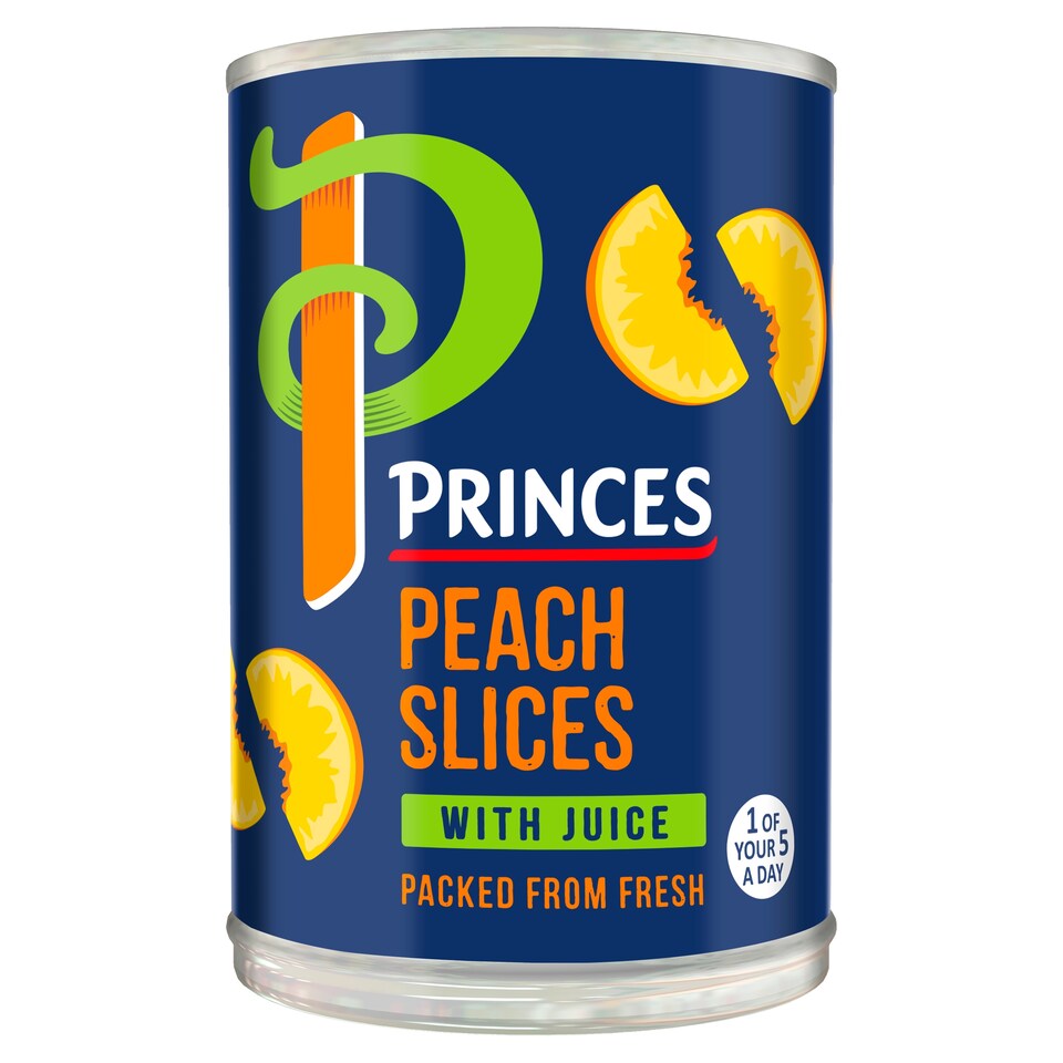 Princes Peach Slcs With Juice 410G