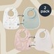 image 3 of Tommee Tippee Closer To Nature Milk Feed Bibs X2