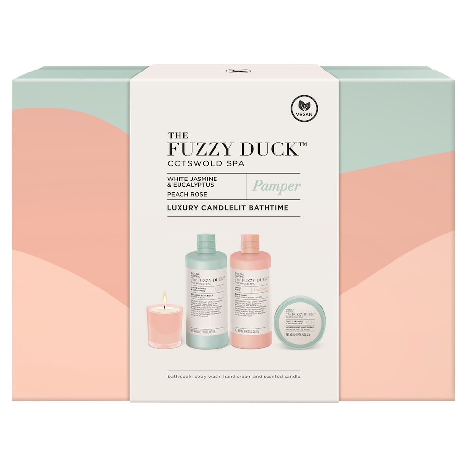image 1 of Baylis & Harding The Fuzzy Duck Cotswold Spa Luxury Candlelit Bathing Gift Set