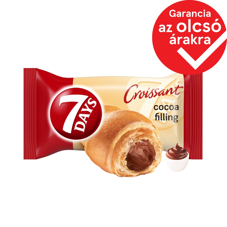 7days Croissant Kakaós Töltelékkel 60 G