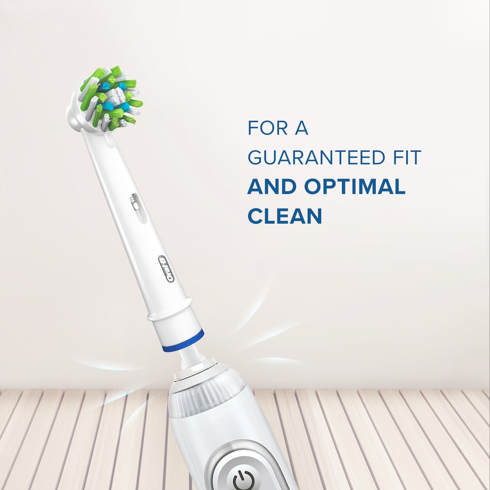 image 1 of Oral-B Cross Action Replacement Electric Toothbrush Heads X8
