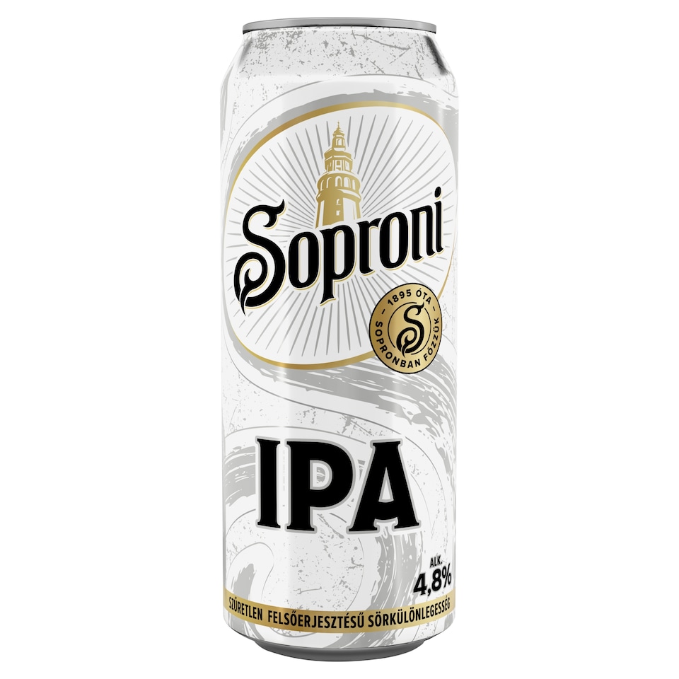 Soproni IPA Unfiltered Top-Fermented Beer Speciality 4,8% 500 ml