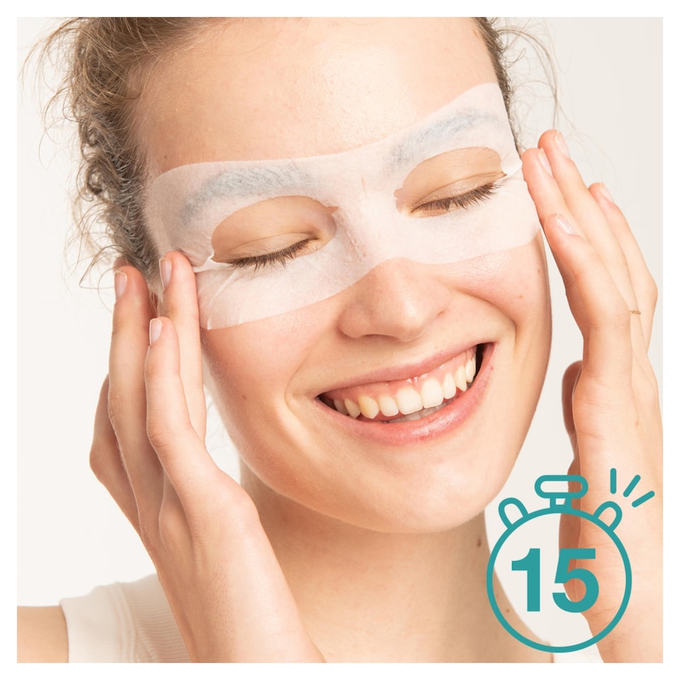image 1 of Garnier Eye Tissue Mask Coconut Water 6G
