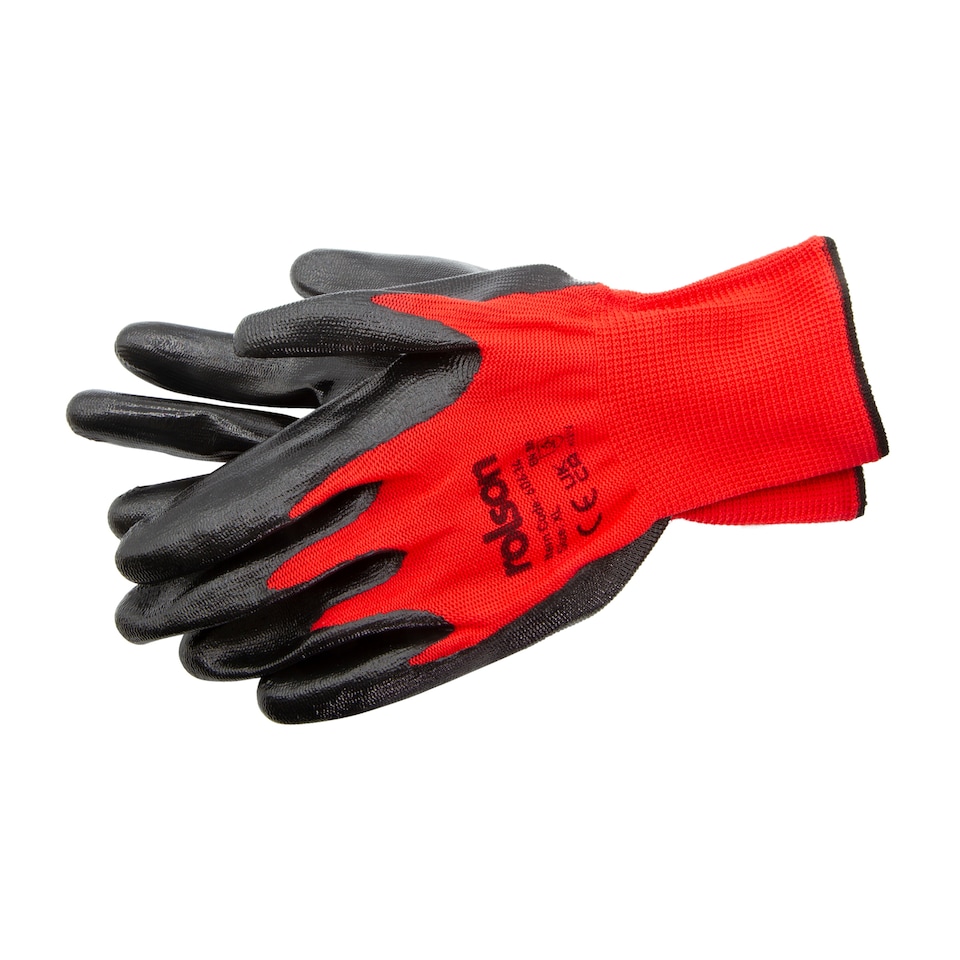 Rolson Nitrile Coated Work Gloves XL