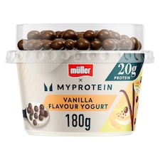Muller X MYProtein CRUNCH Vanilla Yogurt (with protein chocolate balls) 180g