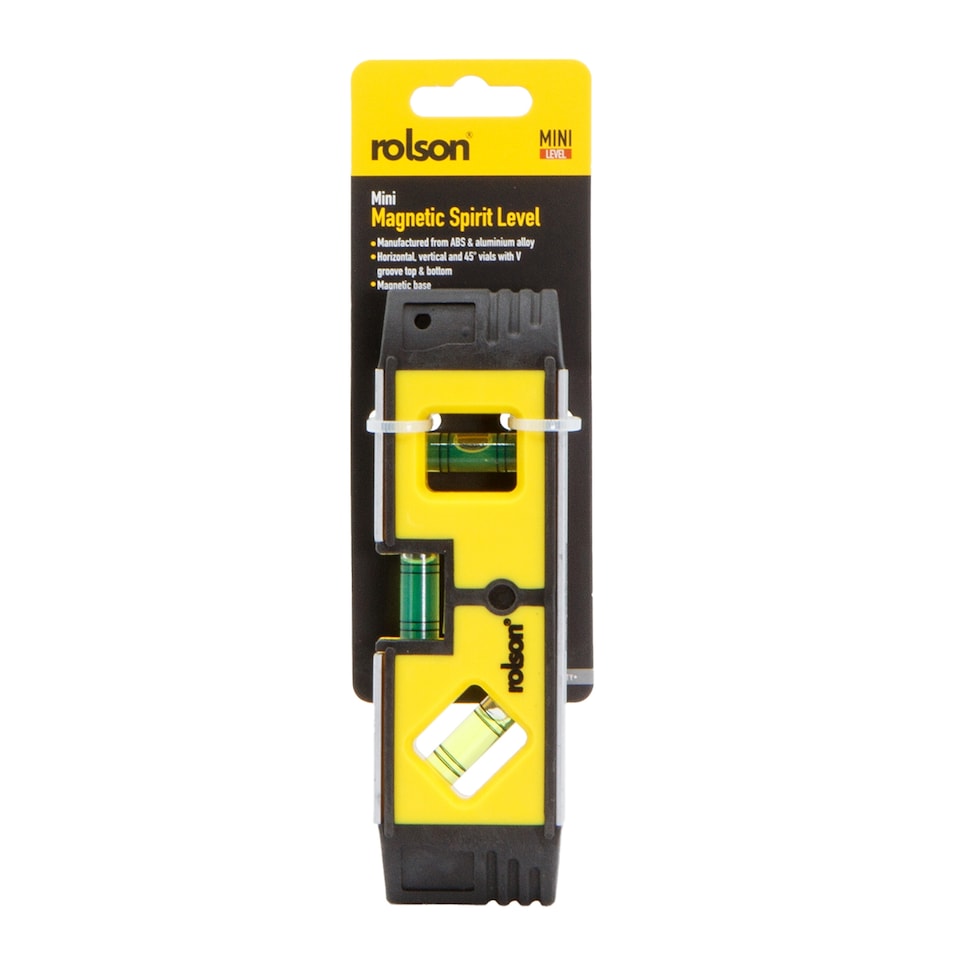 Rolson Mini Magnetic Spirit Level