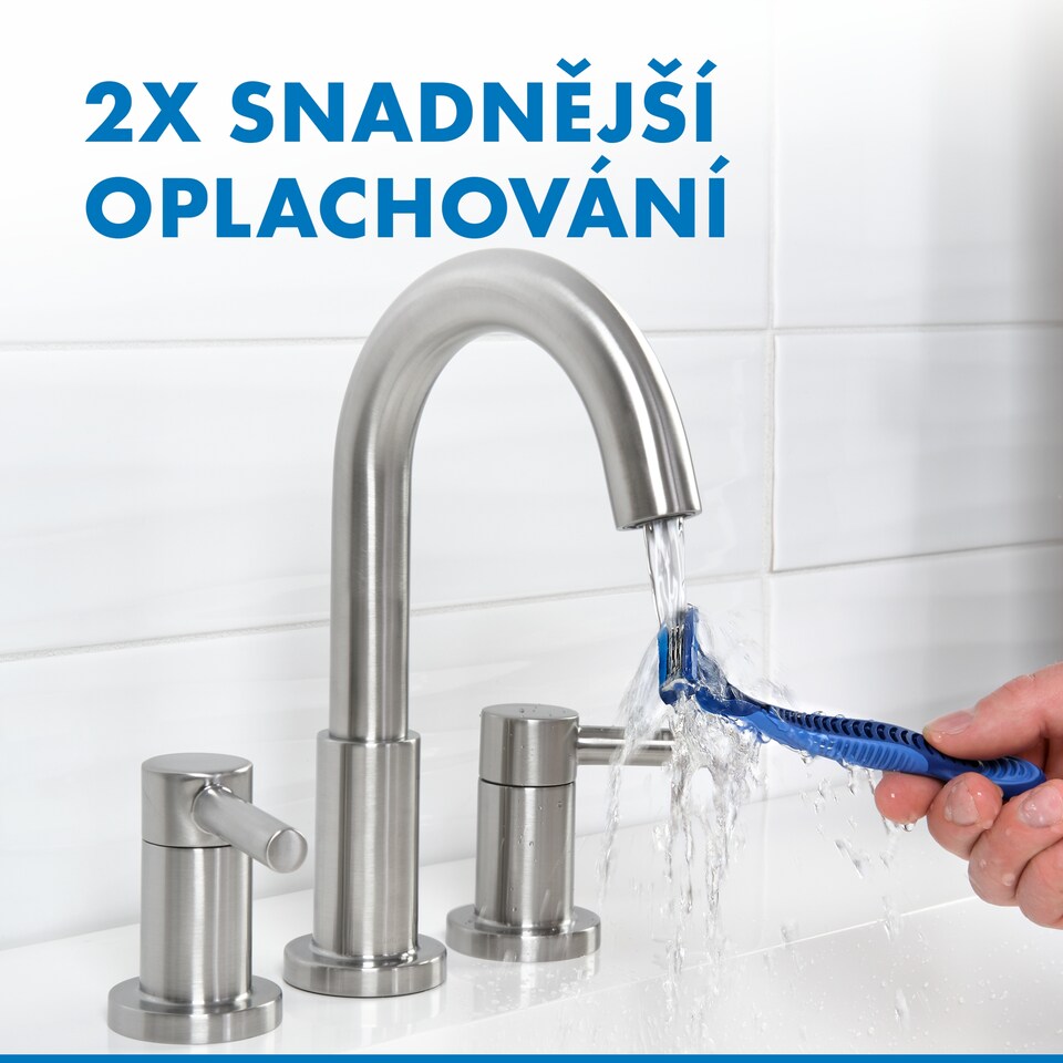 image 1 of Gillette Blue3 Plus Comfort, Disposable Razors For Men, 3-Pack Razors