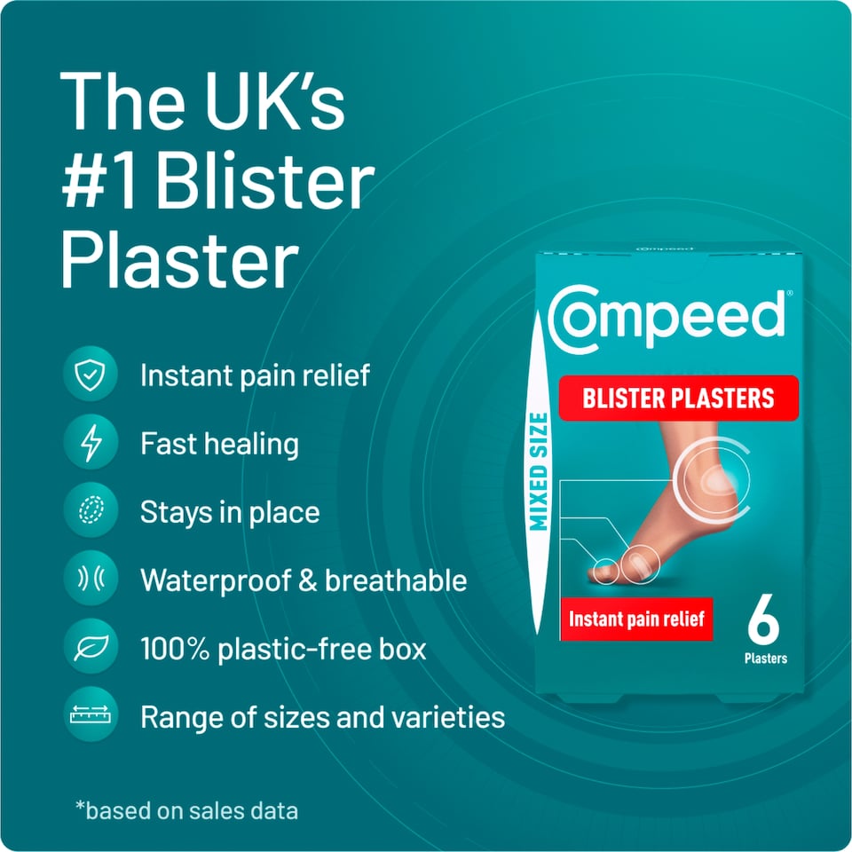 image 1 of Compeed Mixed Size Blister Plasters 6s