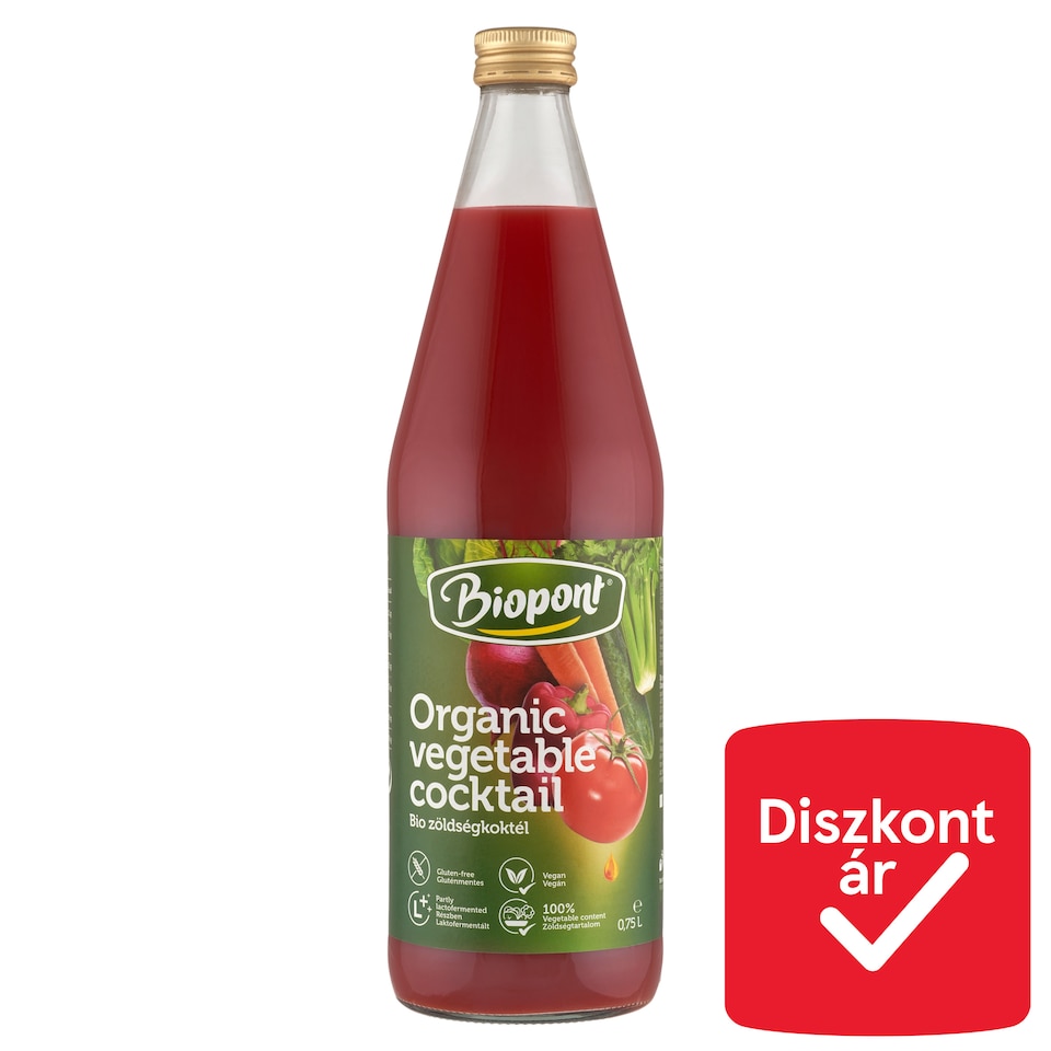 Biopont Organic Vegetable Cocktail 0,75 l